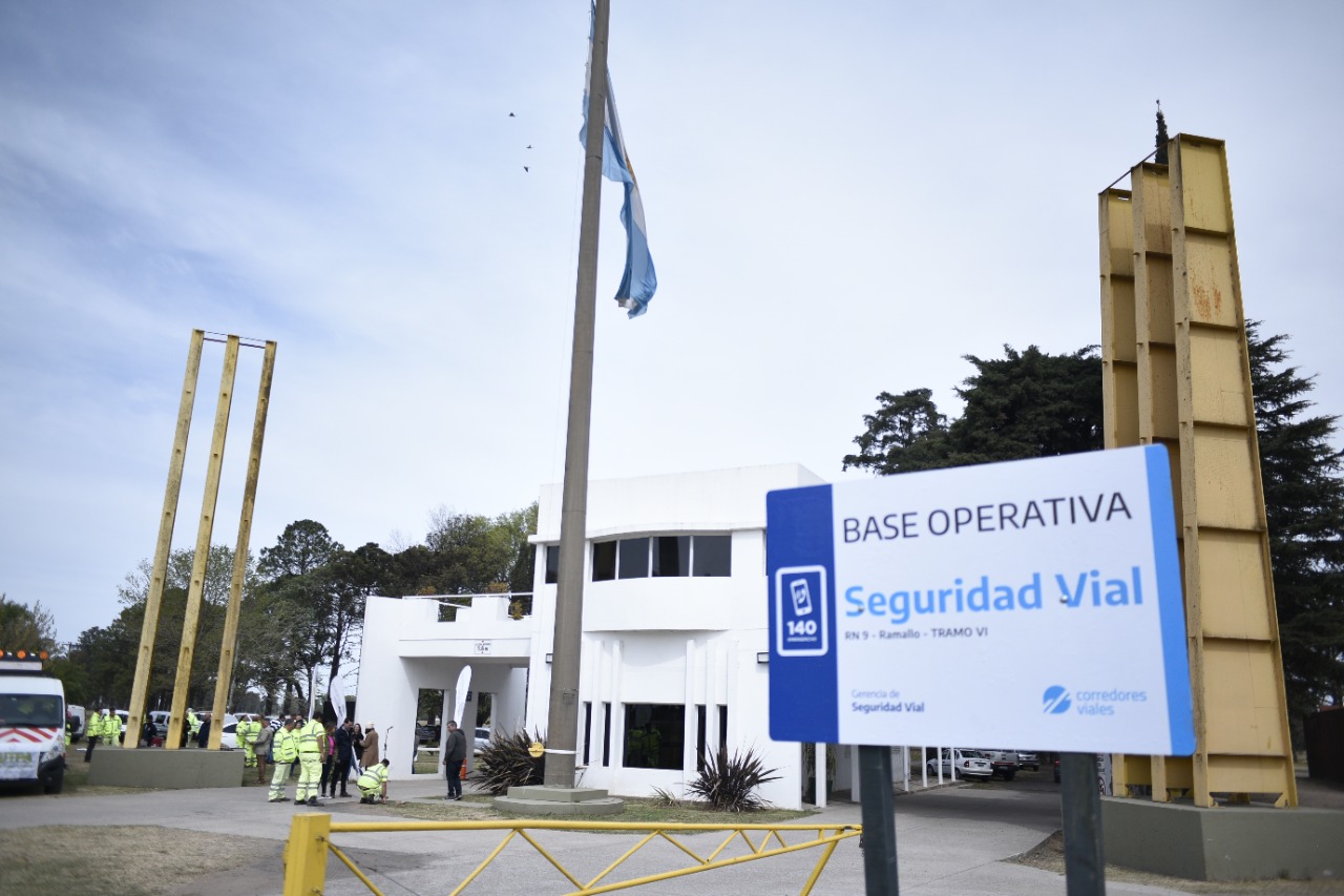 imagen Nuevas instalaciones para base de seguridad vial de autopista Buenos Aires – Rosario