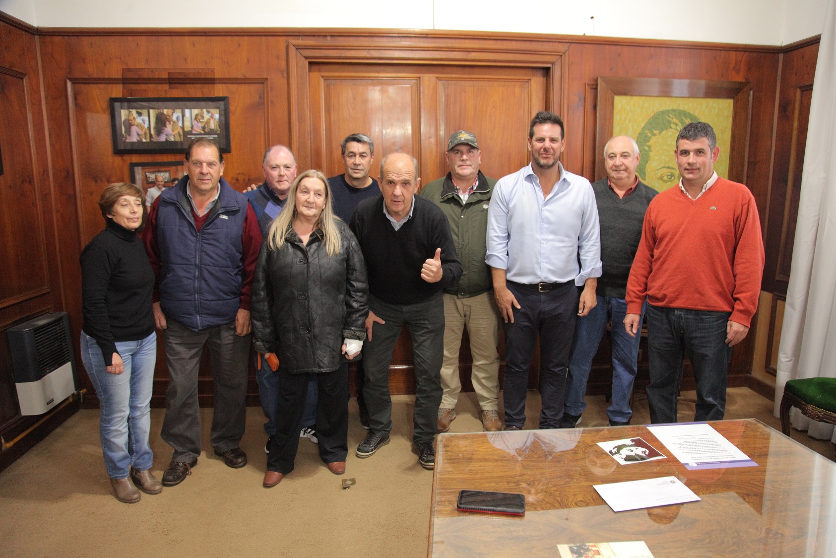 imagen Atanasof visitó Pehuajó con forestación, obras y beneficios a ex combatientes