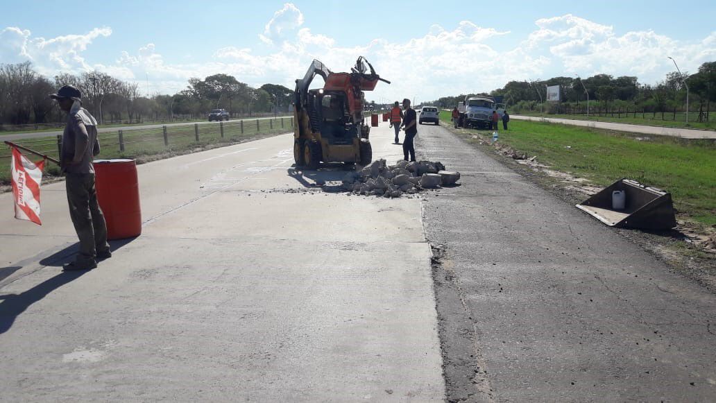 imagen Reparación de calzada en la Ruta Nacional 16 "Autovía Nicolás Avellaneda"